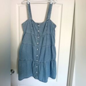Levis Vintage Denim Tank Dress Sz L